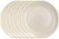 Tognana 6 db-os, 26cm-es lapos tányér készlet FABRIC CREMA - Tányérkészlet