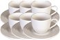 Tognana Súprava šálok na kávu s tanierikmi 6 ks 100 ml CIRCLES - Súprava šálok