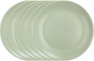 Tognana FABRIC SALVIA Set of Dinner Plates 26cm 6pcs, Green - Set of Plates