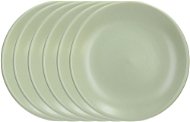 Tognana FABRIC SALVIA 20cm-es Desszertes tányér készlet 6db, zöld - Tányérkészlet