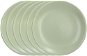 Tognana FABRIC SALVIA 20cm-es Desszertes tányér készlet 6db, zöld - Tányérkészlet
