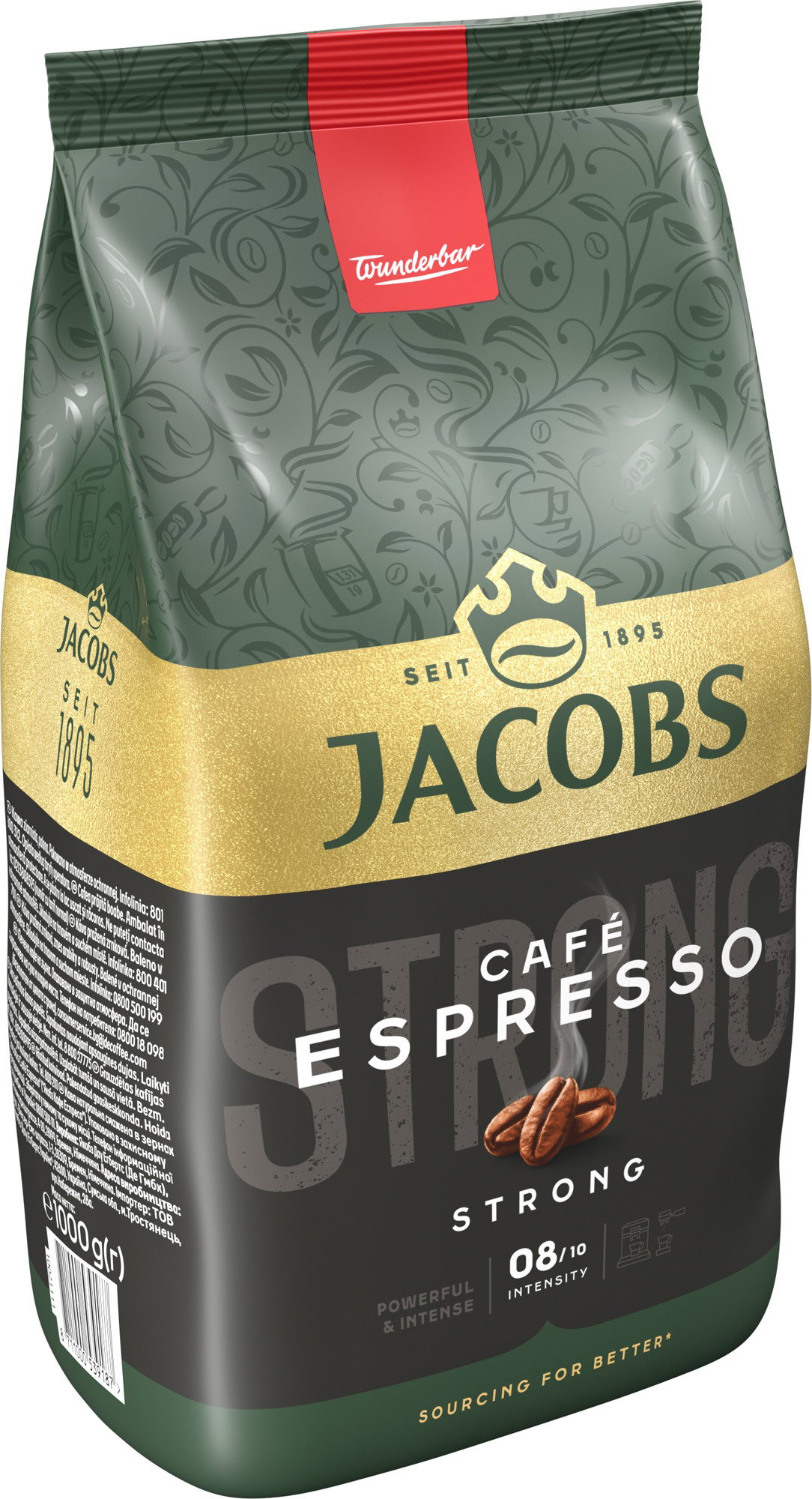 Jacobs Espresso, szemes, 1000 g