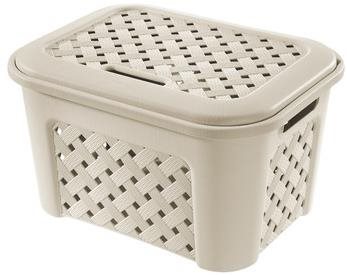 Tontarelli ARIANNA SMALL fedéllel, krémszínű - Ruháskosár - Fő fotó