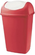 Tontarelli GRACE Abfallbehälter / Mülleimer - 50 Liter - rot/creme - Mülleimer