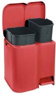 Tontarelli Válogatott hulladékgyűjtő Patty 2 darabos piros, 13 L + 8 L - Szemetes