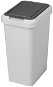 Tontarelli Touch & Lift Abfallbehälter / Mülleimer - 25 Liter - creme/grau - Mülleimer