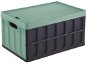 Tontarelli Folding container 46 l with lid black/green - Shipping Box