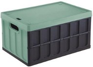 Tontarelli Rozkladacia prepravka 46 l s vekom čierna/zelená - Prepravný box