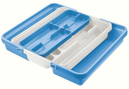 Tontarelli Sideboard folding cream/green - Cutlery Tray - Main image