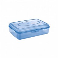 Tontarelli FILL BOX 16,5×5×12,5cm Medium Transparent Light Blue - Storage Box