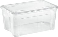 Úložný box Tontarelli COMBI BOX 43L s vekom, transparent - Úložný box