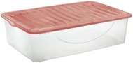 Tontarelli DODO STOCK-BOX, with Lid, 36,5l, Transparent/Red - Storage Box