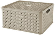 Tontarelli Box with Lid Arianna 13L Cream - Storage Box