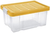 Tontarelli PUZZLE CLIP Box s vekom 14 l transparent/oranžový - Úložný box
