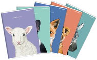 TOP 2000 Animal A5, square, 32 sheets - mix of motifs (1 pcs) - Exercise Book