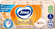 Toilet Paper ZEWA Deluxe Cashmere Peach (16pcs) - Toaletní papír