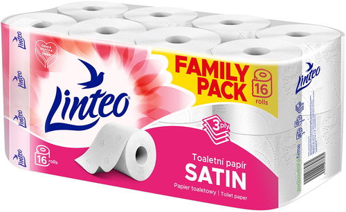 LINTEO Satin Bílý (16 ks) - Toaletní papír - Hlavní obrázek