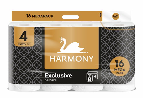 HARMONY Exclusive Pure White (16 pcs) - Toilet Paper - Main image
