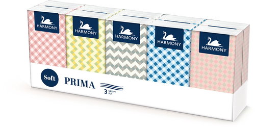HARMONY Prima (10×10 ks) - Papírové kapesníky - Hlavní obrázek