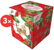 LINTEO karácsonyi doboz, 3 rétegben (3 × 60 db) - Papírzsebkendő