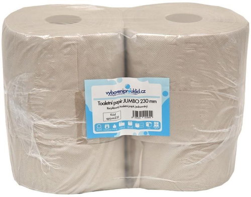 ALLSERVICES Jumbo Single-layer Roll Diameter 230mm, 6 rolls - Toilet Paper - Main image