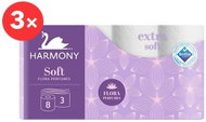 HARMONY SOFT FLORA AROMA 3 × 8 - Toilet Paper