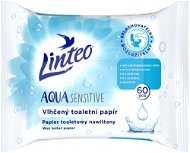 LINTEO Moist Toilet Oaper Aqua Sensitive 60 pcs - Moist toilet paper