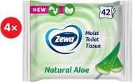 Nedves wc papír ZEWA Aloe Vera nedvesített WC-papír (4×42 db) - Vlhčený toaletní papír
