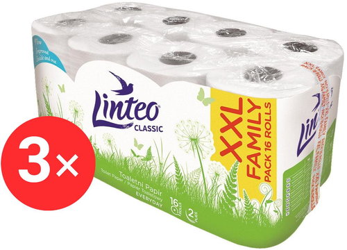 LINTEO Classic (3× 16 ks) - Toilet Paper - Main image