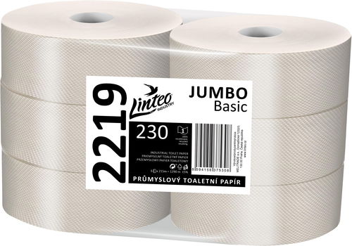LINTEO Jumbo Basic 230 (6 ks) - Toaletní papír - Hlavní obrázek