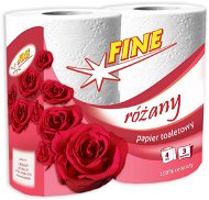 FINE ruža (4 ks) - Toaletný papier