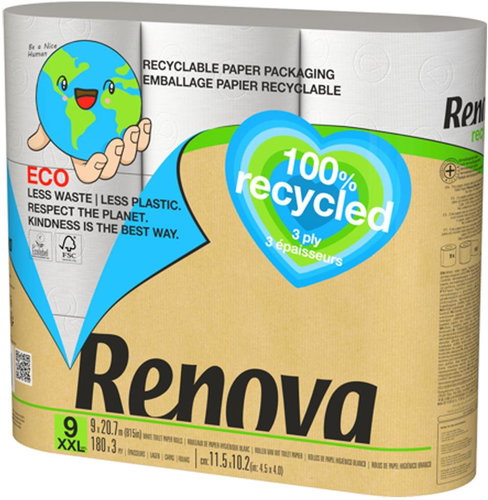 RENOVA EKO (9 pcs) - Toilet Paper - Main image