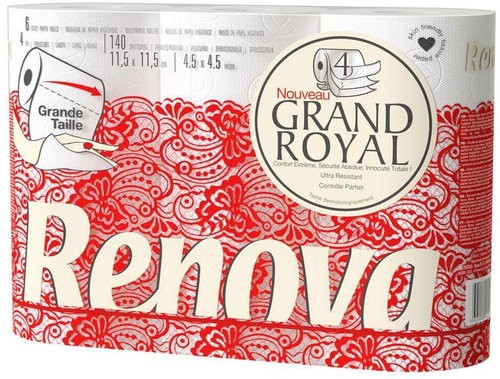 RENOVA Grand Royal (6 pcs) - Toilet Paper - Main image