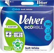 VELVET Eco Roll White (4 ks) - Toaletný papier