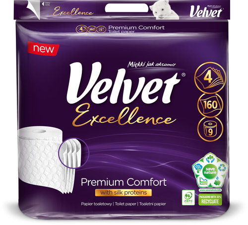 VELVET Excellence (9 pcs) - Toilet Paper - Main image