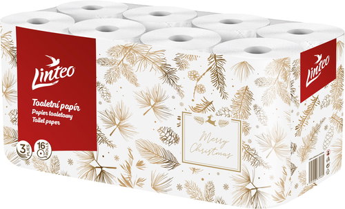 LINTEO vianočná edícia (16 ks) - Toaletný papier - Hlavný obrázok