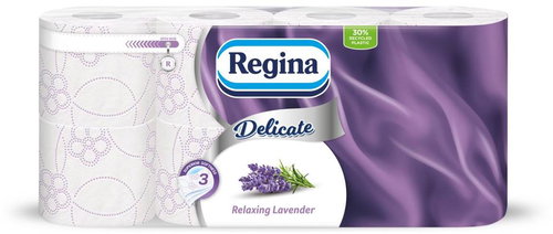 REGINA Delicate Lavender 8 pcs - Toilet Paper - Main image