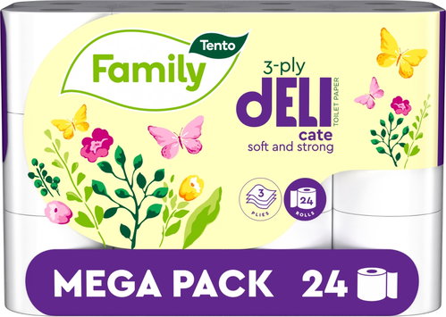TENTO Family dELI (24 pcs) - Toilet Paper - Main image