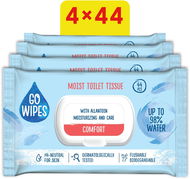 GoWipes Comfort s alantoinem 4× 44 ks (176 ks) - Vlhčený toaletní papír