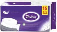 VIOLETA prémium toalettpapír 3 rétegű illatmentes, 16 darab - WC papír