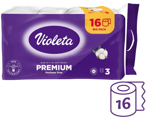 VIOLETA Premium (16 pcs) - Toilet Paper - Main image