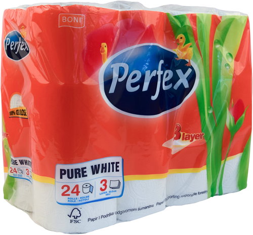 PERFEX Pure White (24 pcs) - Toilet Paper - Main image