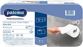PALOMA Professional Pulp 250 útržků (8 ks) - Toilet Paper - Main image