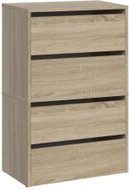 TOPESHOP Shoe rack MODO X2 Sonoma - Shoe Rack