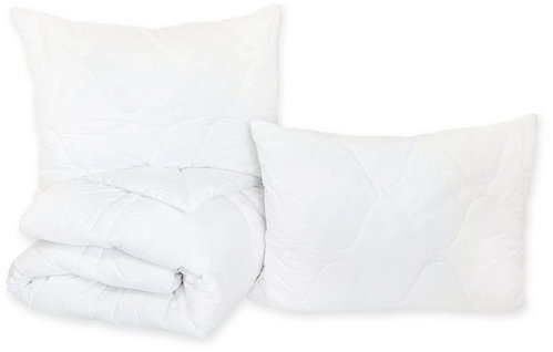 TOPKING Pillow 70 × 90 cm with zipper 2 pcs and blanket 200 × 200 cm - hollow fiber, Czech productio - Bedding Set - Main image