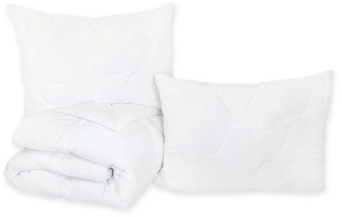 TOPKING Pillow 70 × 90 cm with zipper 2 pcs and blanket 240 × 220 cm - hollow fiber, Czech productio - Bedding Set - Main image