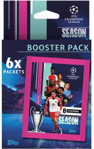 Topps Champions League 2023/24 Sticker Booster Pack - Collector's Cards - Main image