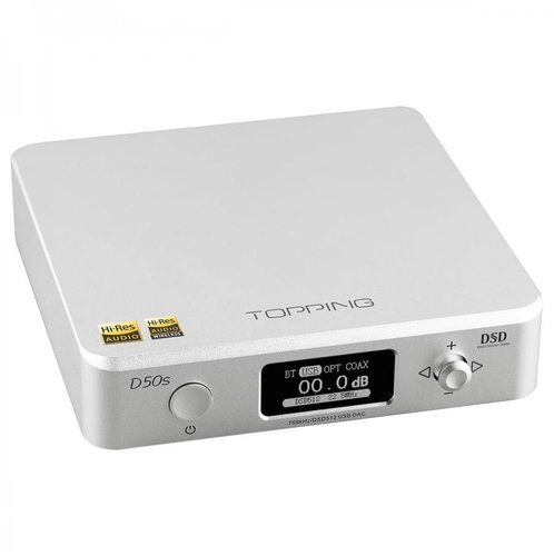 Topping D50s Silver - DAC Transmitter - Main image