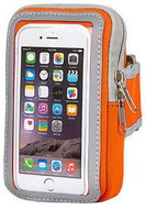 TopQ Sportovní pouzdro na ruku Cloth velikost XL oranžové 56580 - Phone Case