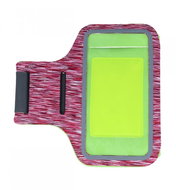 TopQ Sportovní pouzdro na ruku Streaky velikost XL fialové 56577 - Phone Case